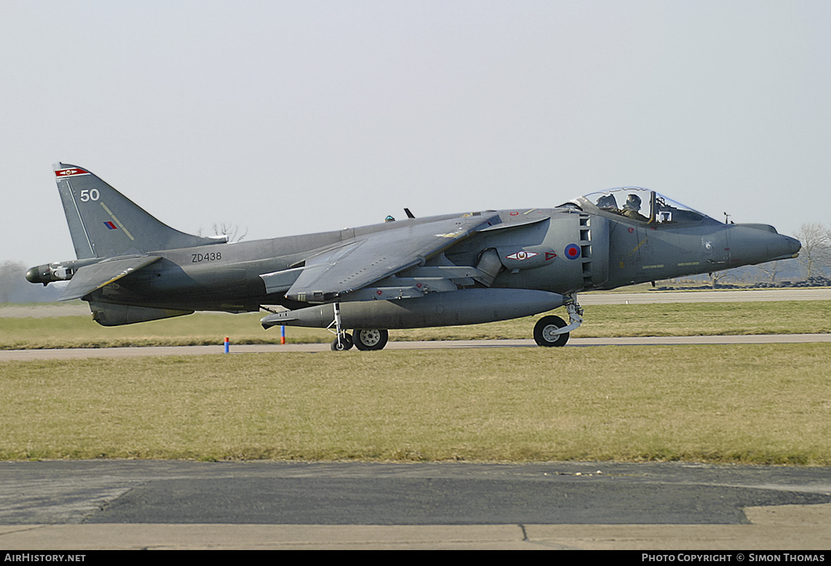 Aircraft Photo of ZD438 | British Aerospace Harrier GR7 | UK - Air Force | AirHistory.net #373092