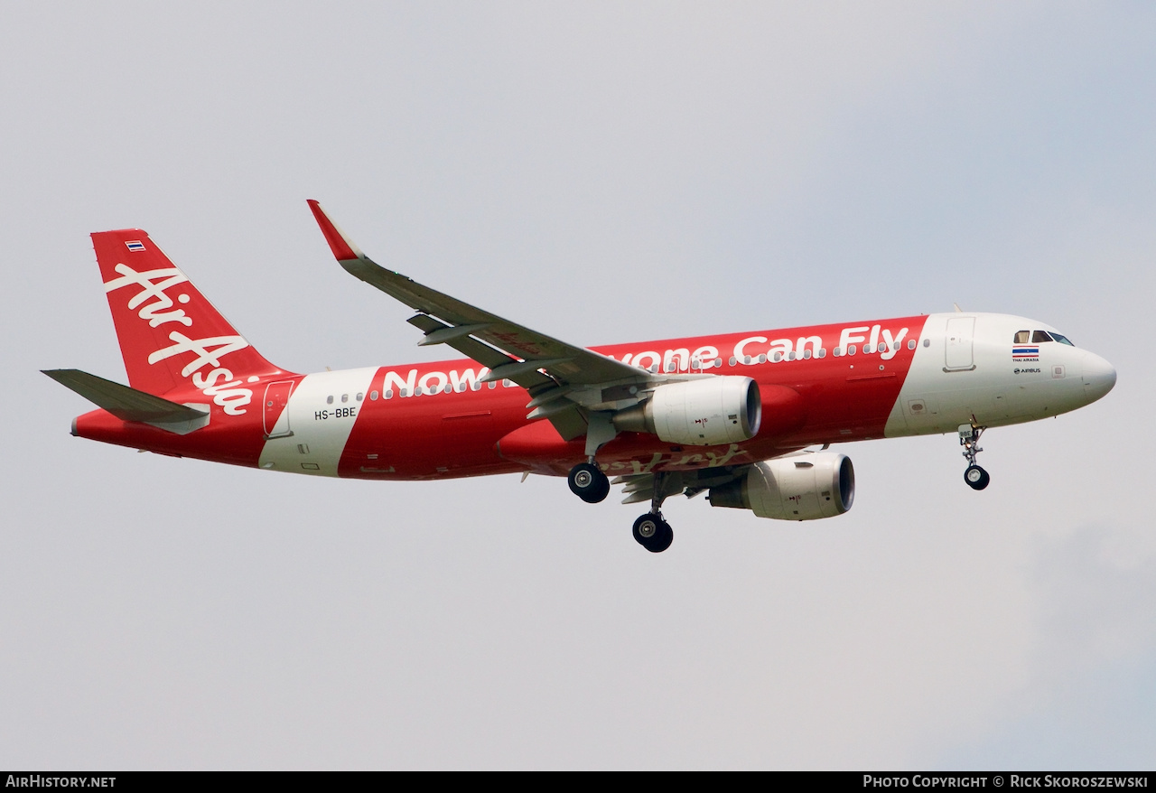 Aircraft Photo of HS-BBE | Airbus A320-216 | AirAsia | AirHistory.net #373101