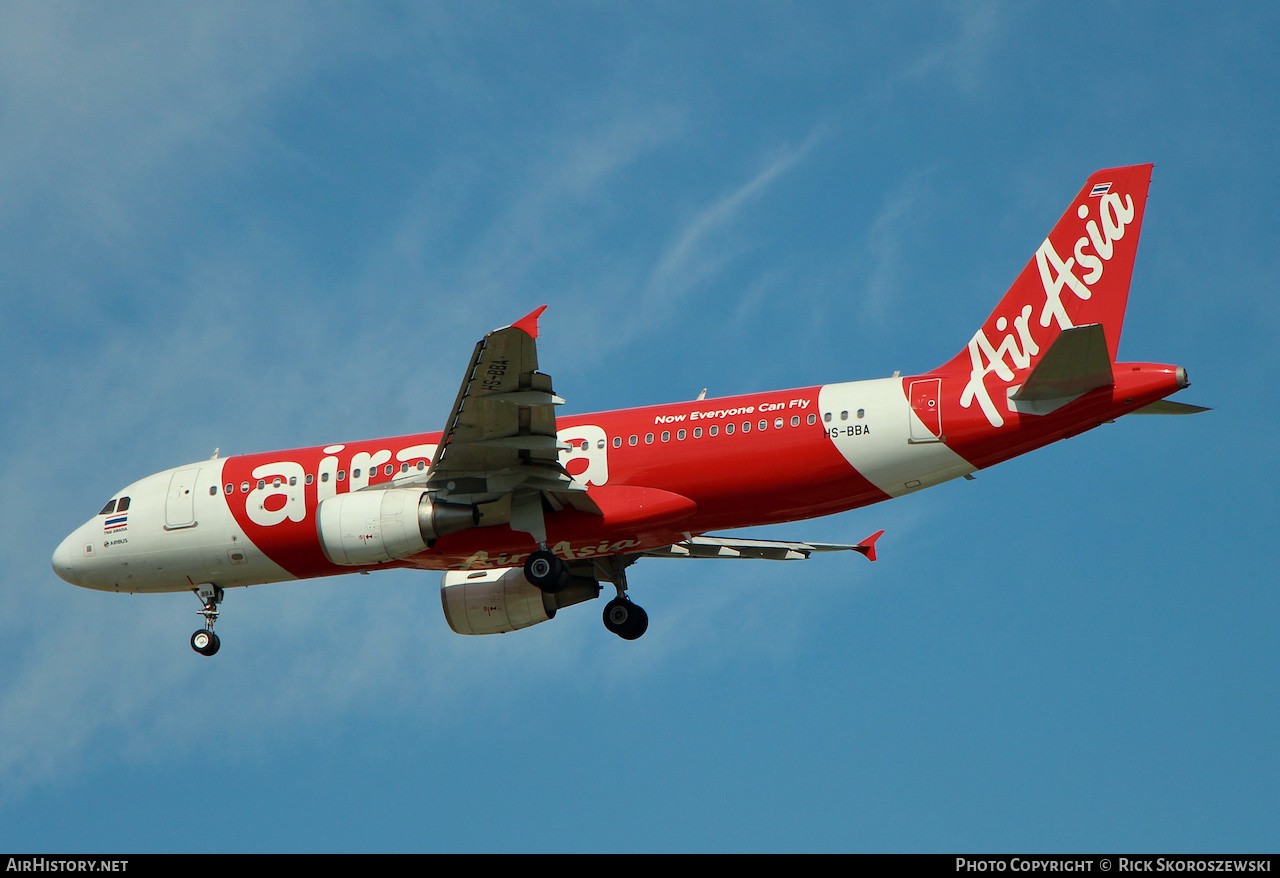 Aircraft Photo of HS-BBA | Airbus A320-216 | AirAsia | AirHistory.net #373104