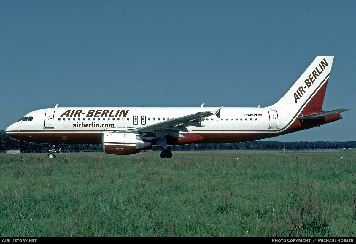 Aircraft Photo of D-ABDN | Airbus A320-214 | Air Berlin | AirHistory.net #373136