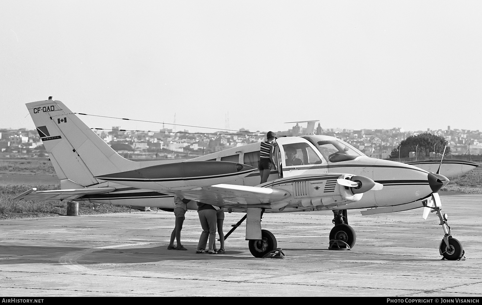 Aircraft Photo of CF-QAD | Cessna 320A Skyknight | AirHistory.net #373139