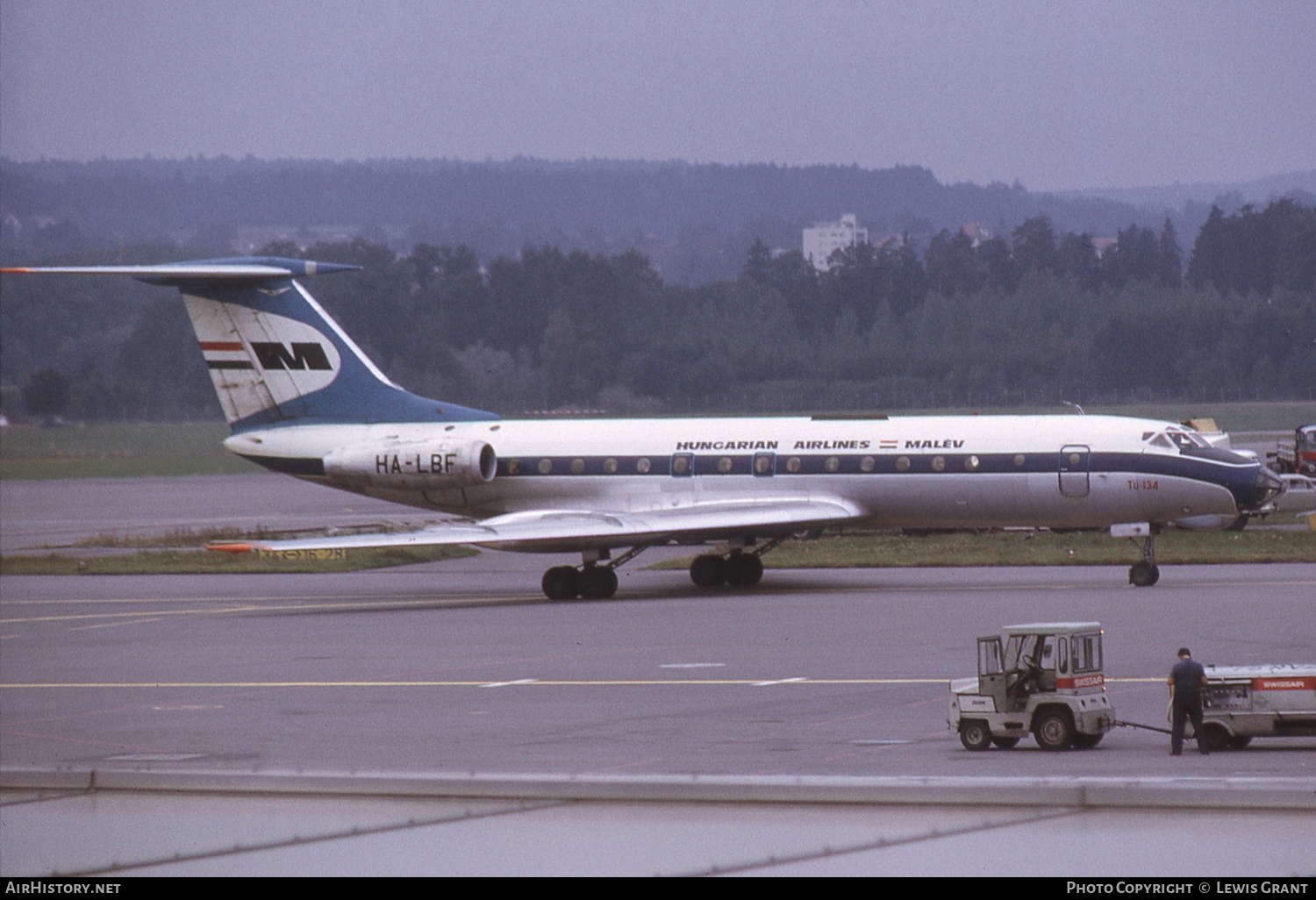 Aircraft Photo of HA-LBF | Tupolev Tu-134 | Malév - Hungarian Airlines | AirHistory.net #373166