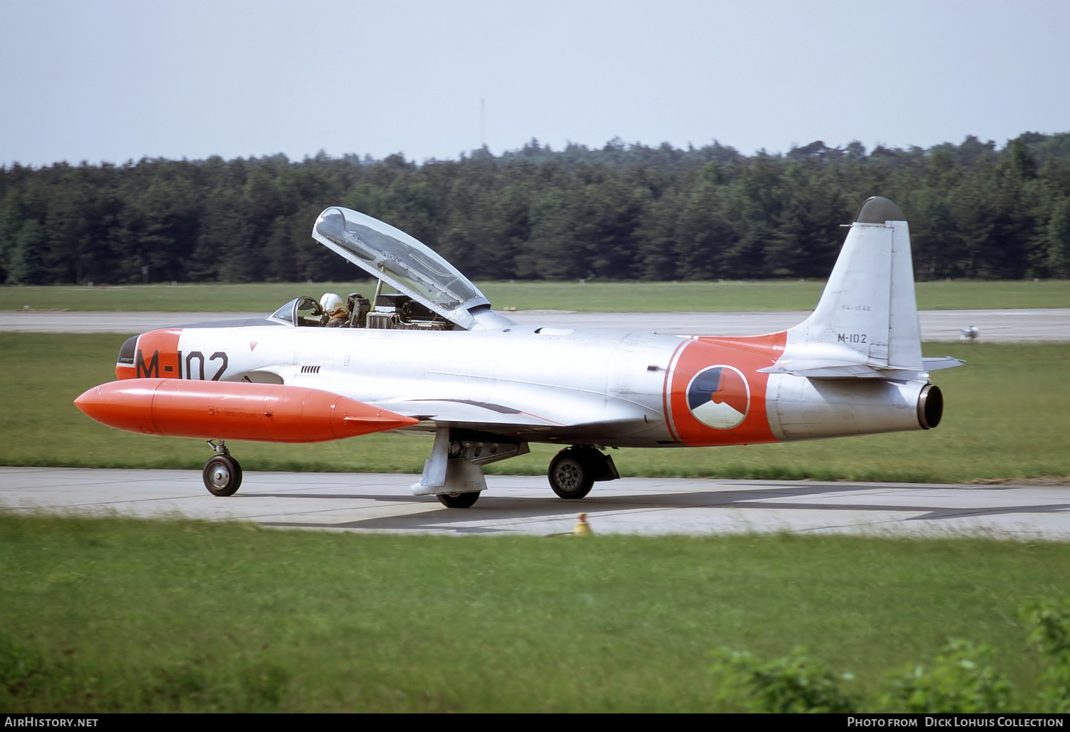 Aircraft Photo of M-102 / 54-1542 | Lockheed RT-33A | Netherlands - Air Force | AirHistory.net #373199