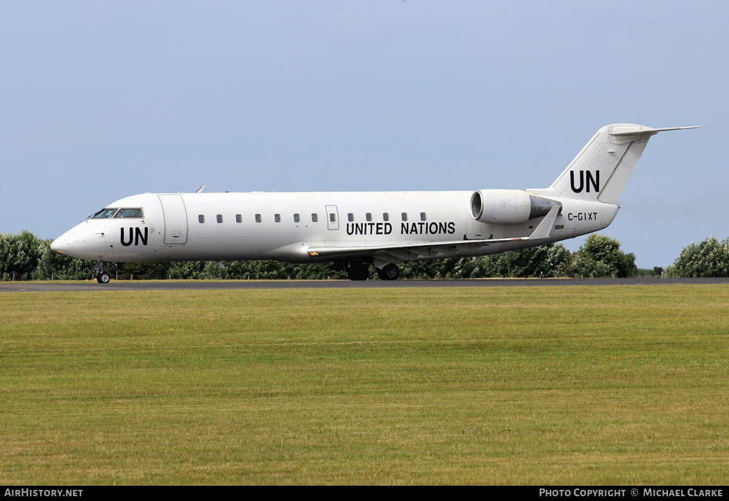 Aircraft Photo of C-GIXT | Bombardier CRJ-200ER (CL-600-2B19) | United Nations | AirHistory.net #373205