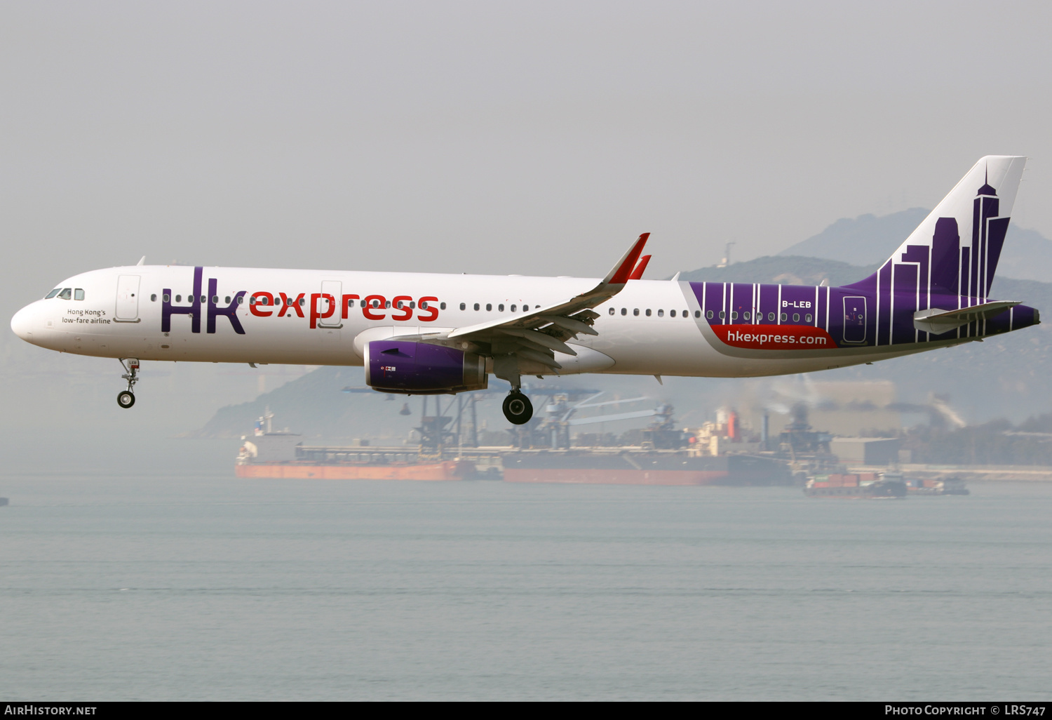 Aircraft Photo of B-LEB | Airbus A321-231 | HK Express - Hong Kong Express | AirHistory.net #373217