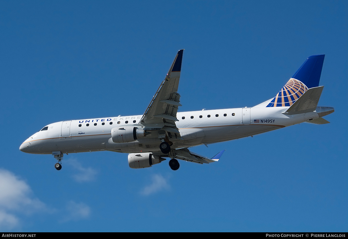 Aircraft Photo of N149SY | Embraer 170LR (ERJ-170-100LR) | United Express | AirHistory.net #373228