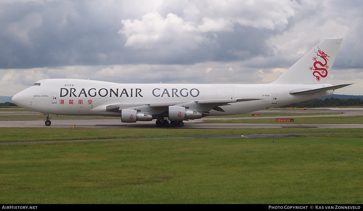 Aircraft Photo of B-KAD | Boeing 747-209F/SCD | Dragonair Cargo | AirHistory.net #373234