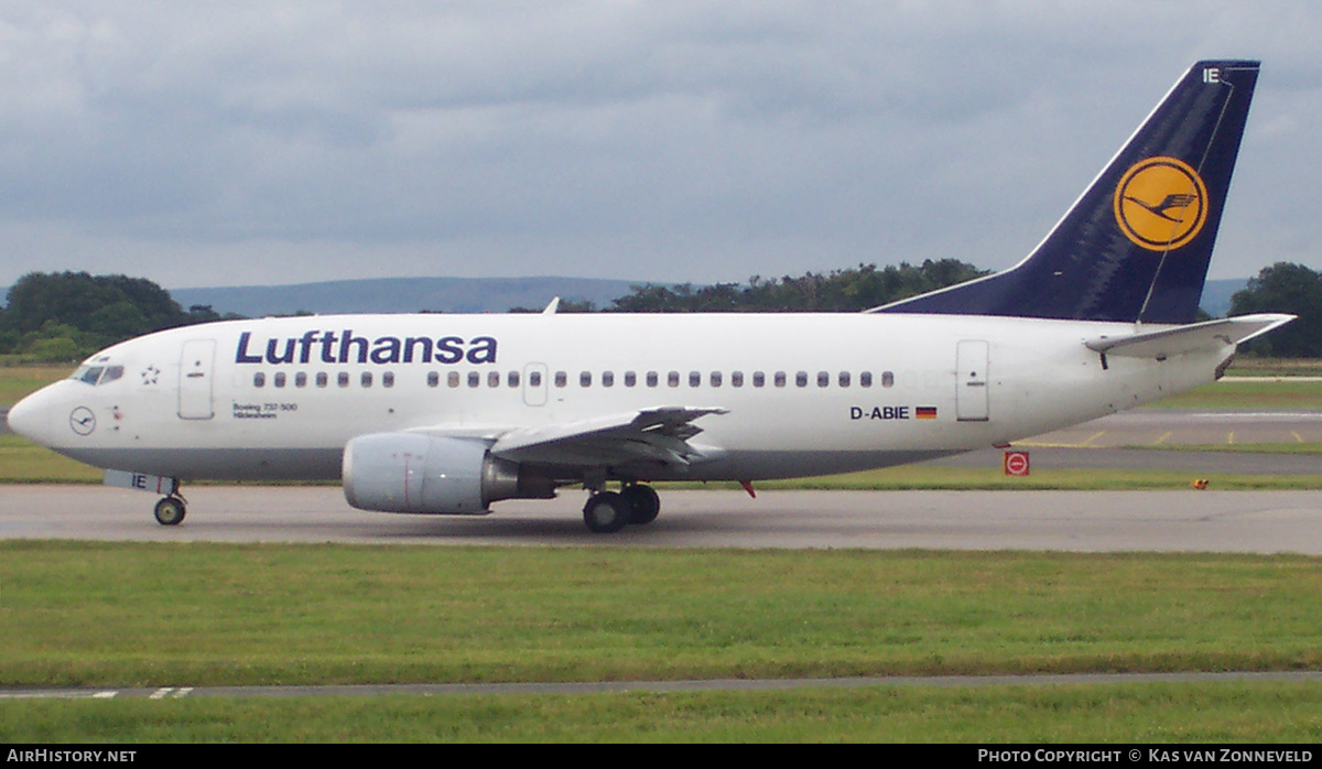 Aircraft Photo of D-ABIE | Boeing 737-530 | Lufthansa | AirHistory.net #373237