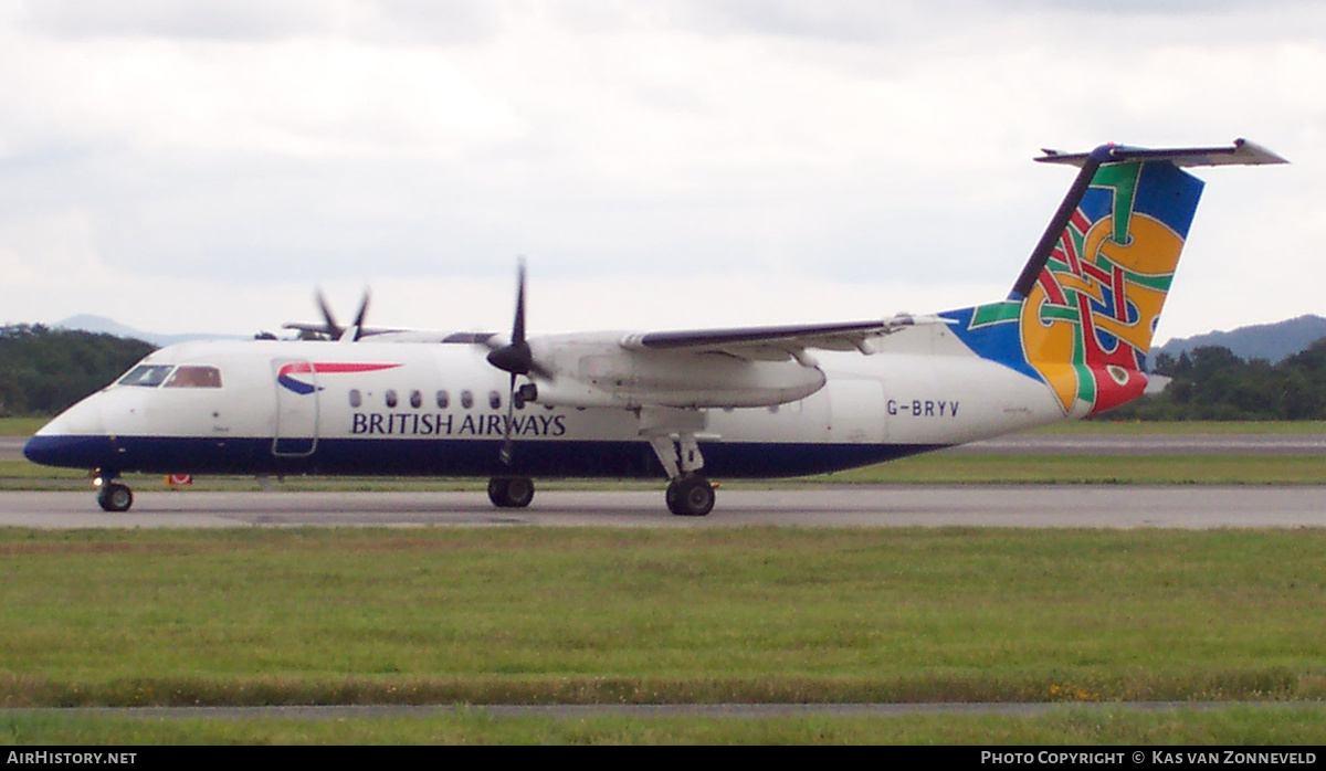 Aircraft Photo of G-BRYV | Bombardier DHC-8-311Q Dash 8 | British Airways | AirHistory.net #373246