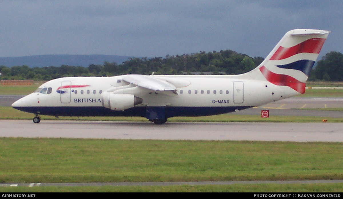 Aircraft Photo of G-MANS | British Aerospace BAe-146-200 | British Airways | AirHistory.net #373267