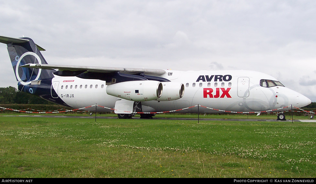 Aircraft Photo of G-IRJX | BAE Systems Avro 146-RJX100 | AirHistory.net #373272