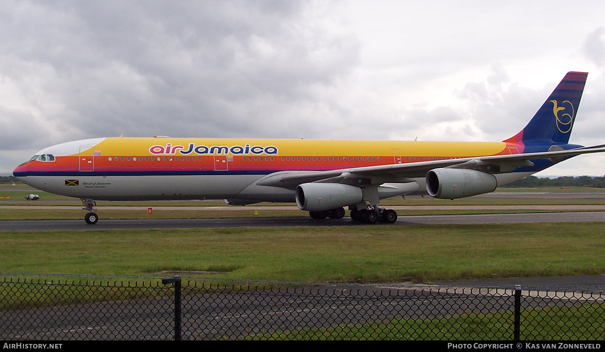 Aircraft Photo of 6Y-JMM | Airbus A340-313X | Air Jamaica | AirHistory.net #373282