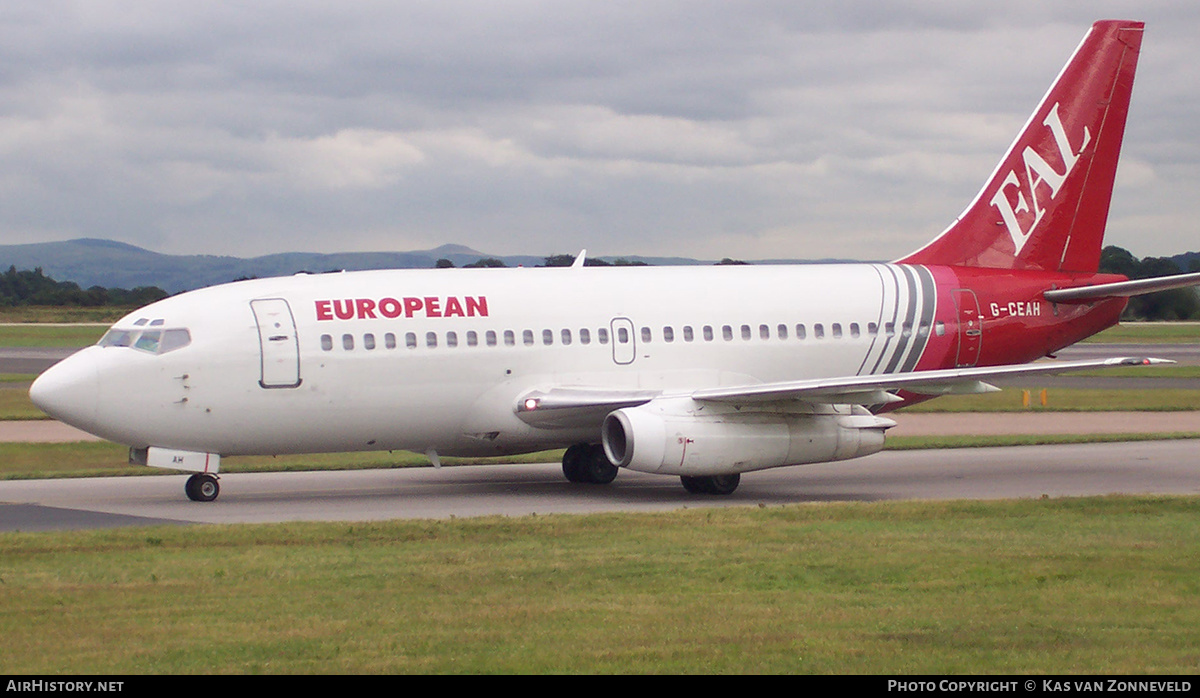 Aircraft Photo of G-CEAH | Boeing 737-229/Adv | European Aircharter - EAL/EAC | AirHistory.net #373287