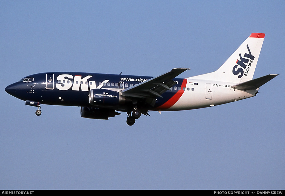Aircraft Photo of HA-LKP | Boeing 737-5Y0 | SkyEurope Airlines | AirHistory.net #373290
