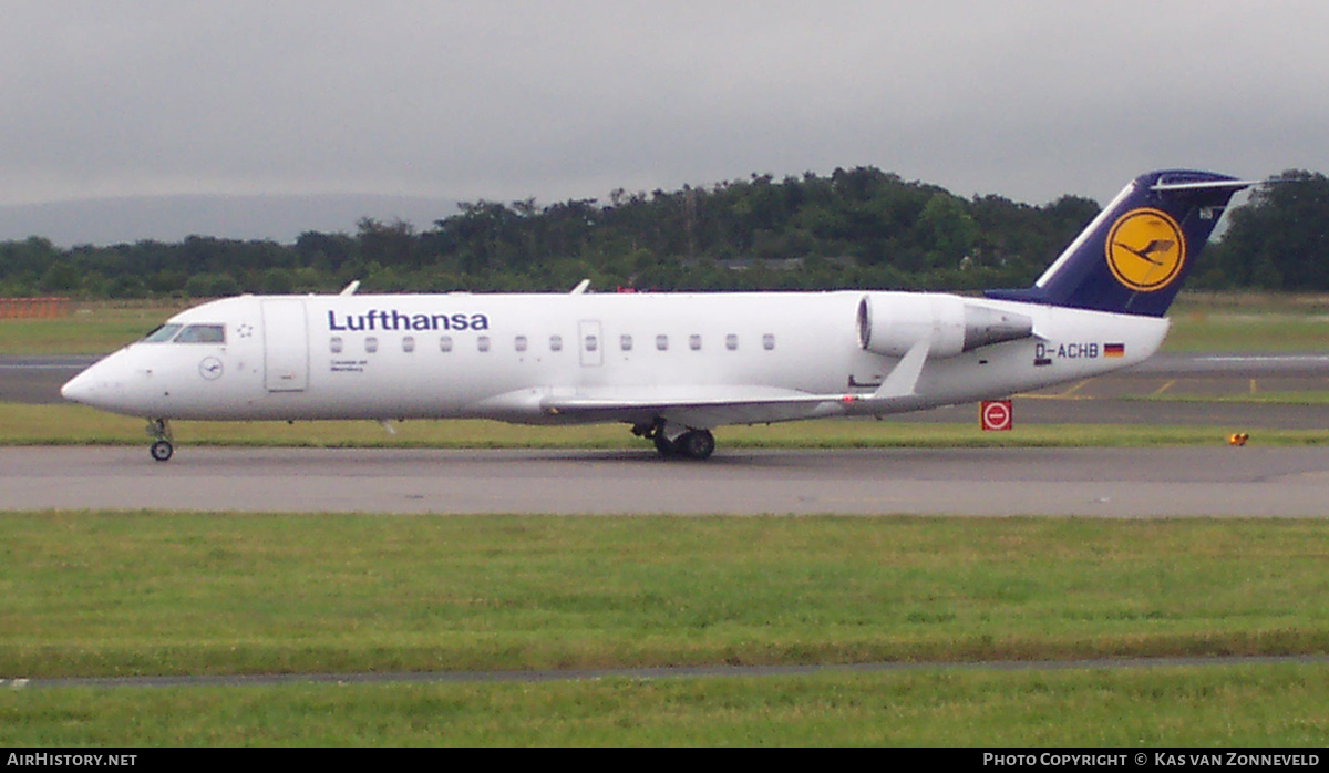Aircraft Photo of D-ACHB | Bombardier CRJ-200LR (CL-600-2B19) | Lufthansa | AirHistory.net #373292
