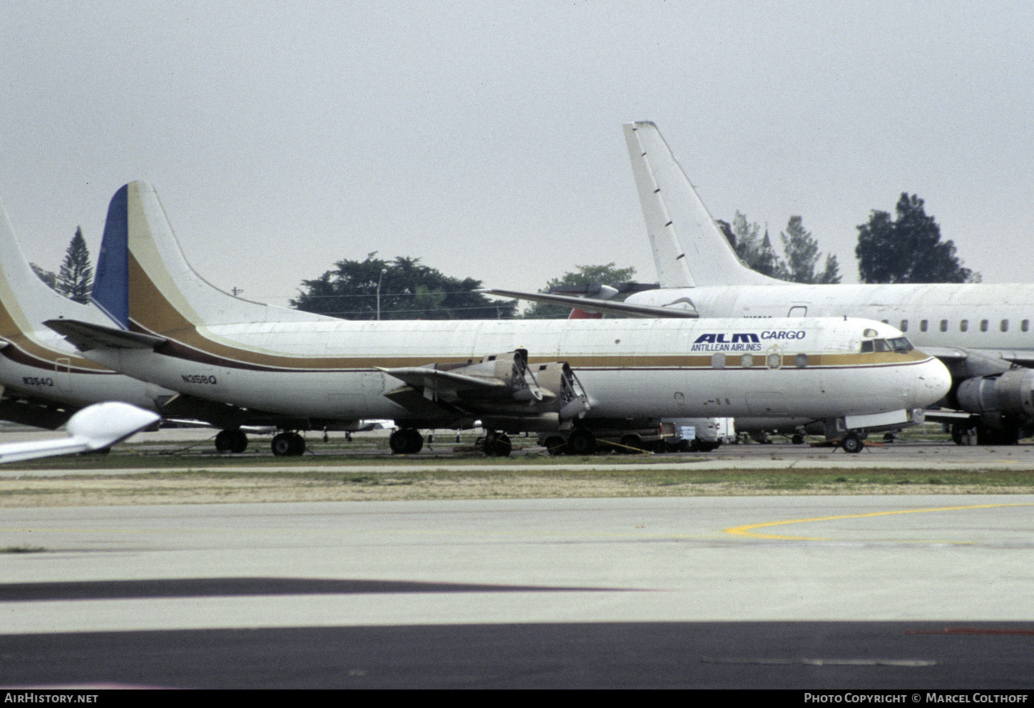 Aircraft Photo of N358Q | Lockheed L-188A Electra | ALM Antillean Airlines Cargo | AirHistory.net #373294