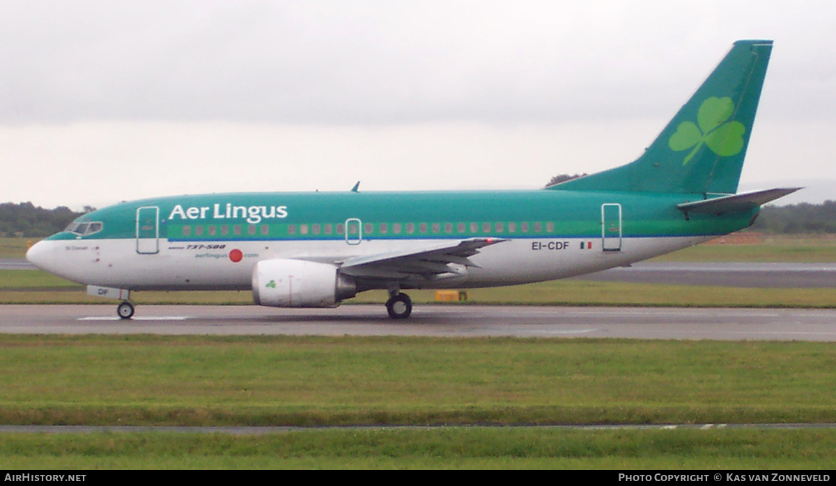 Aircraft Photo of EI-CDF | Boeing 737-548 | Aer Lingus | AirHistory.net #373295