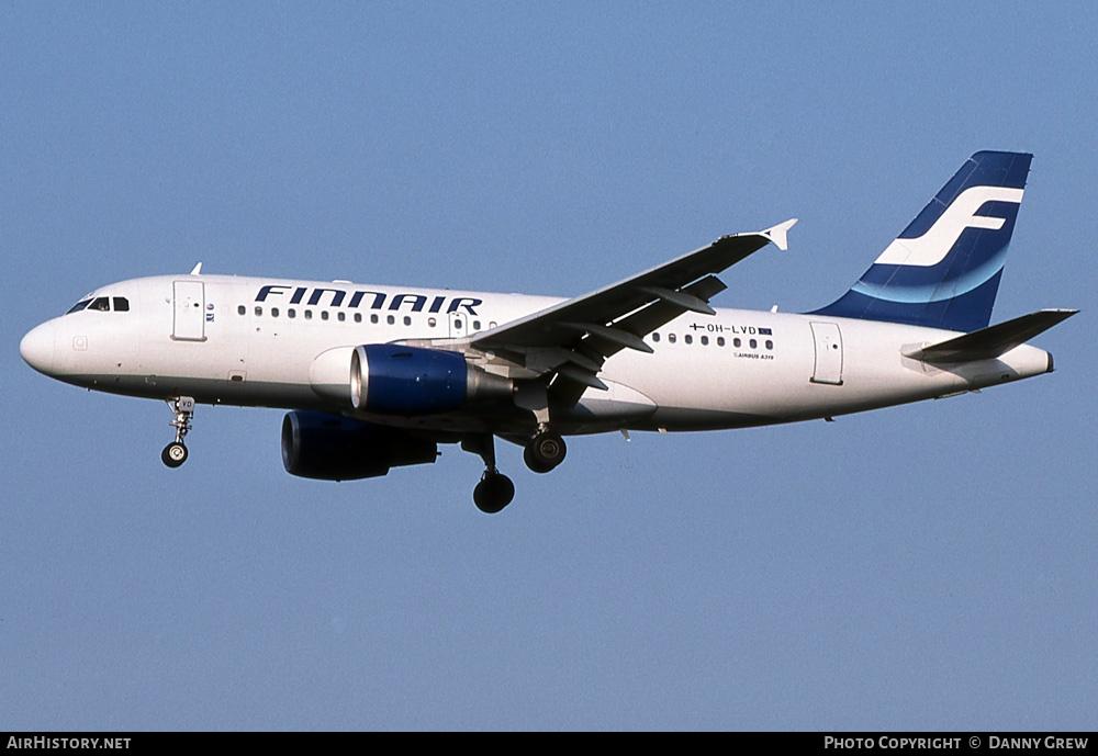 Aircraft Photo of OH-LVD | Airbus A319-112 | Finnair | AirHistory.net #373305