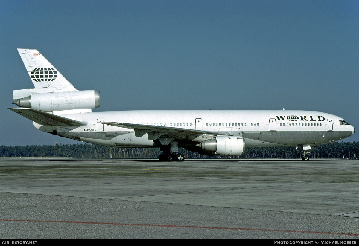 Aircraft Photo of N353WL | McDonnell Douglas DC-10-30 | World Airways | AirHistory.net #373309