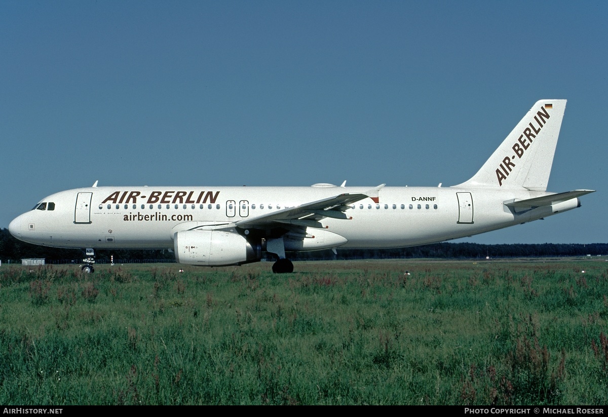 Aircraft Photo of D-ANNF | Airbus A320-232 | Air Berlin | AirHistory.net #373311