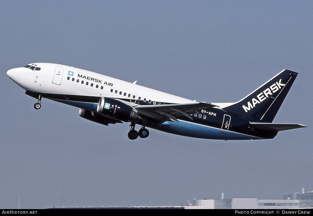 Aircraft Photo of OY-APH | Boeing 737-5L9 | Maersk Air | AirHistory.net #373320