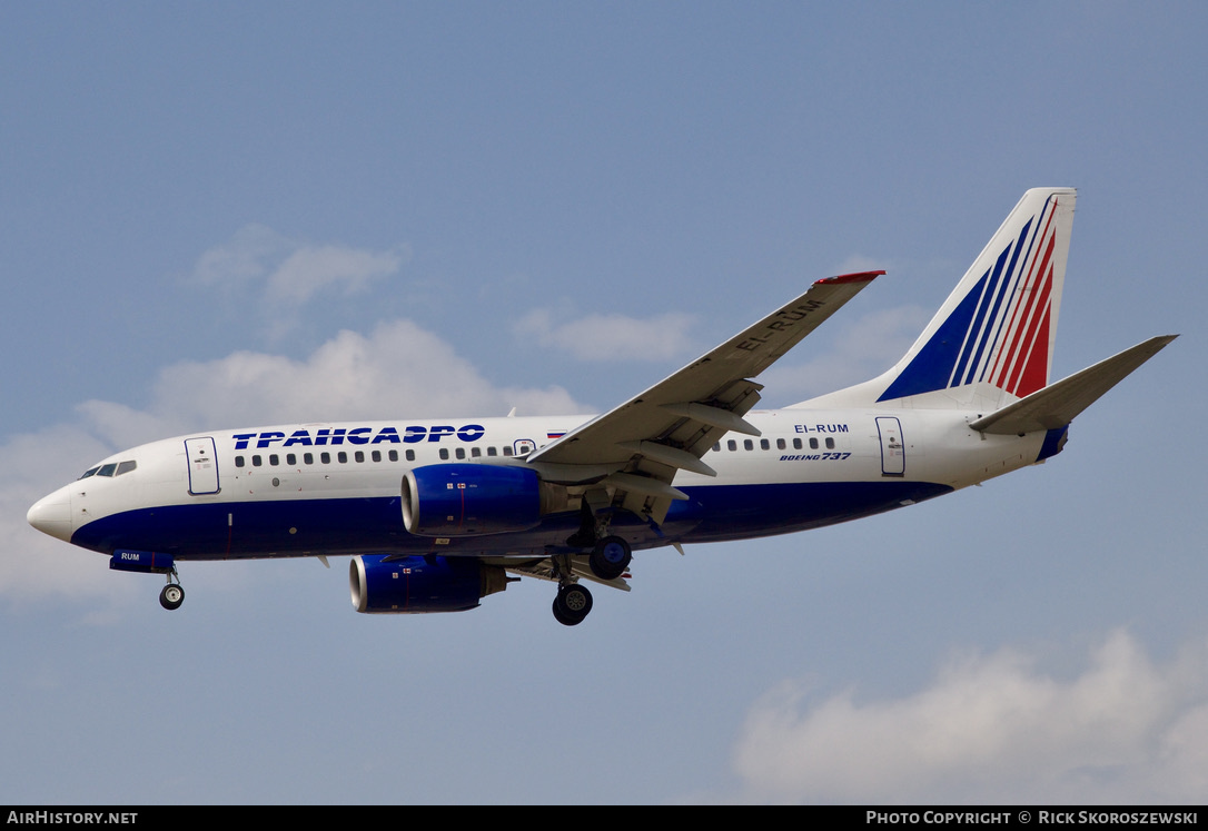 Aircraft Photo of EI-RUM | Boeing 737-7K9 | Transaero Airlines | AirHistory.net #373326