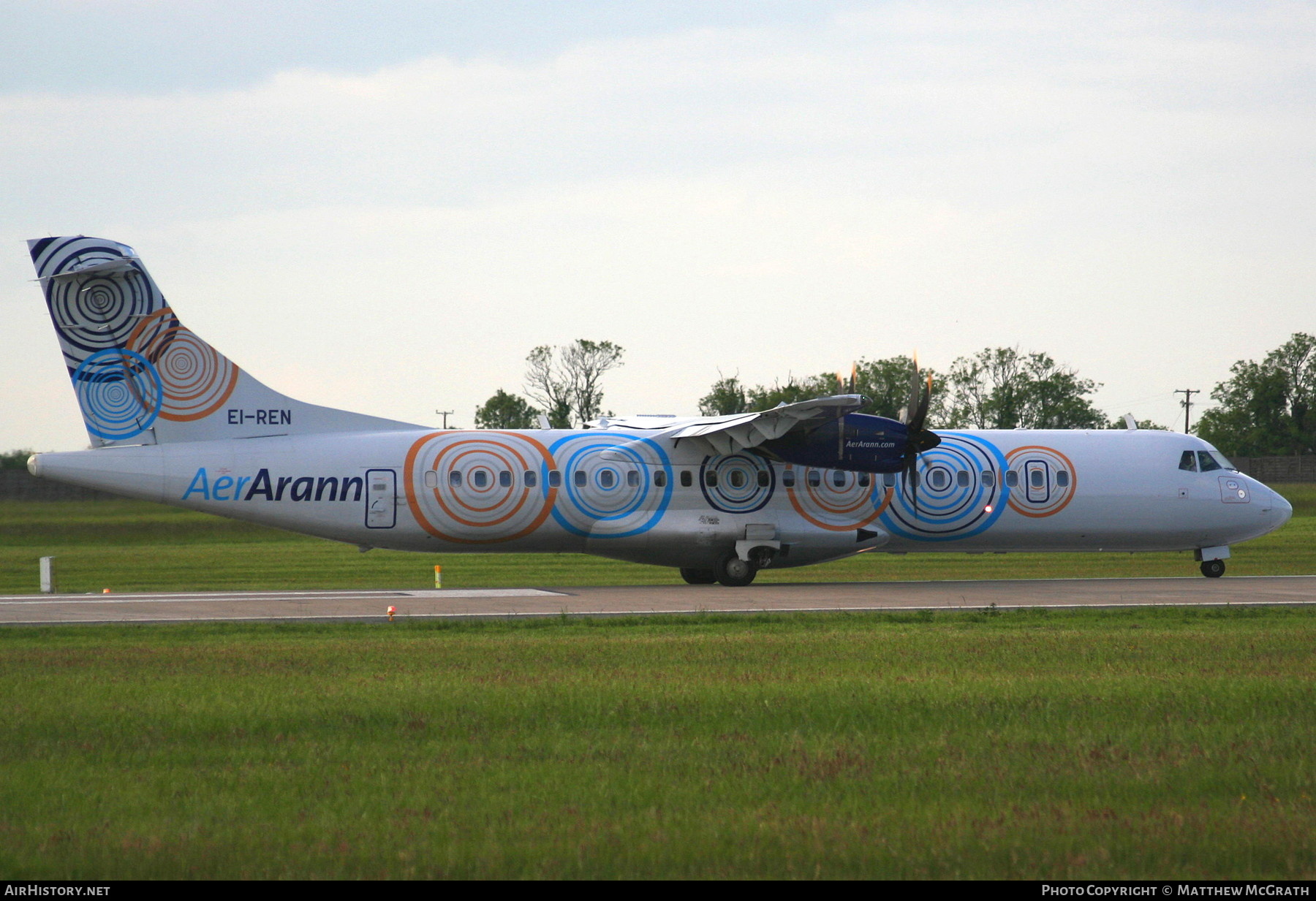 Aircraft Photo of EI-REN | ATR ATR-72-500 (ATR-72-212A) | Aer Arann | AirHistory.net #373328