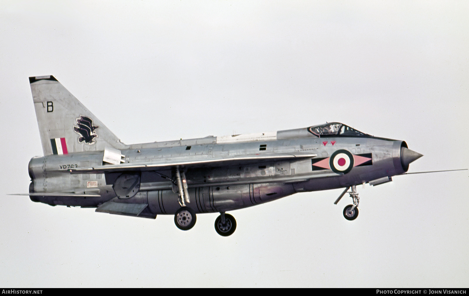 Aircraft Photo of XR763 | English Electric Lightning F6 | UK - Air Force | AirHistory.net #373331