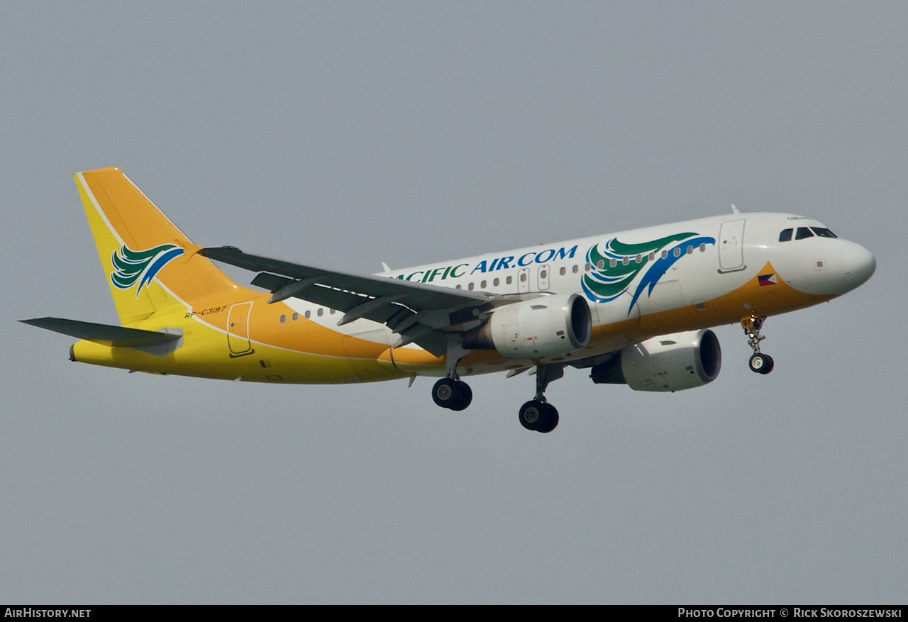 Aircraft Photo of RP-C3197 | Airbus A319-111 | Cebu Pacific Air | AirHistory.net #373348