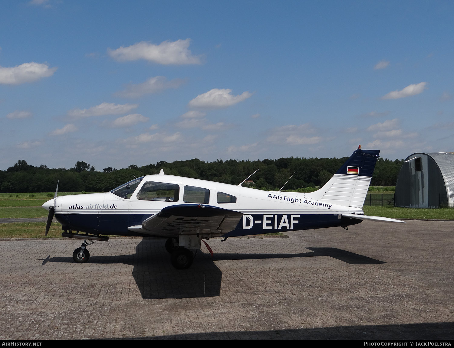 Aircraft Photo of D-EIAF | Piper PA-28-161 Cherokee Warrior II | AAG Flight Academy | AirHistory.net #373365