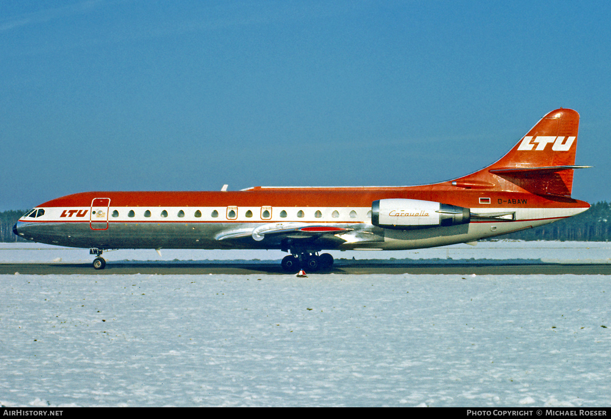 Aircraft Photo of D-ABAW | Sud SE-210 Caravelle 10B1R | LTU - Lufttransport-Unternehmen | AirHistory.net #373380