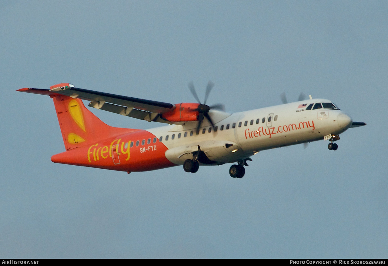 Aircraft Photo of 9M-FYD | ATR ATR-72-500 (ATR-72-212A) | Firefly | AirHistory.net #373381