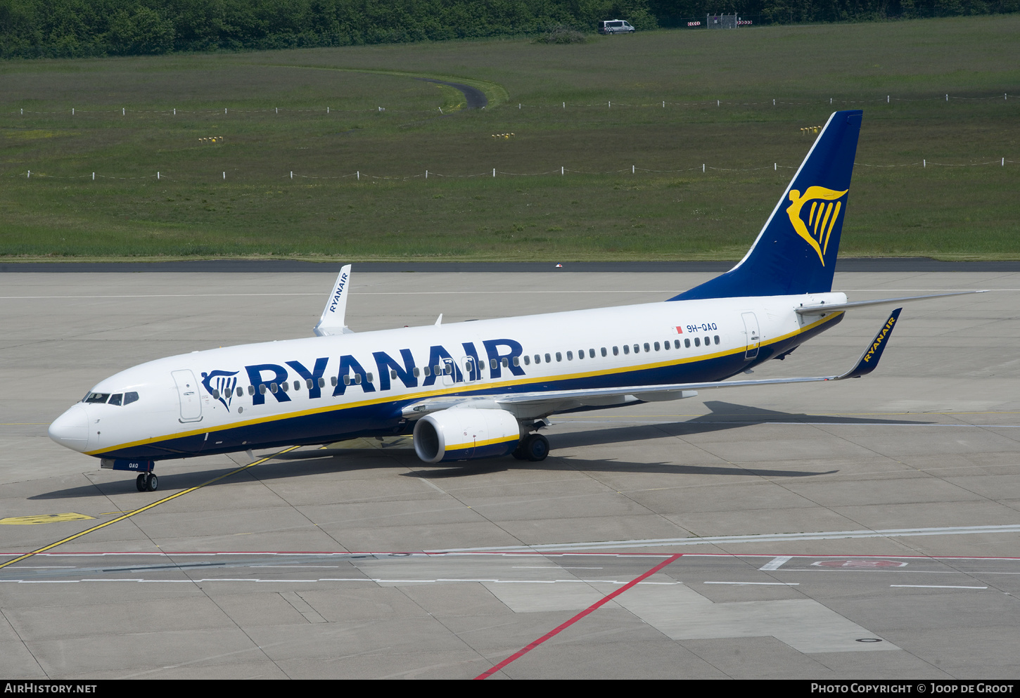Aircraft Photo of 9H-QAQ | Boeing 737-800 | Ryanair | AirHistory.net #373423