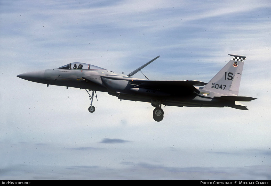 Aircraft Photo of 80-0047 / AF80-047 | McDonnell Douglas F-15C Eagle | USA - Air Force | AirHistory.net #373438