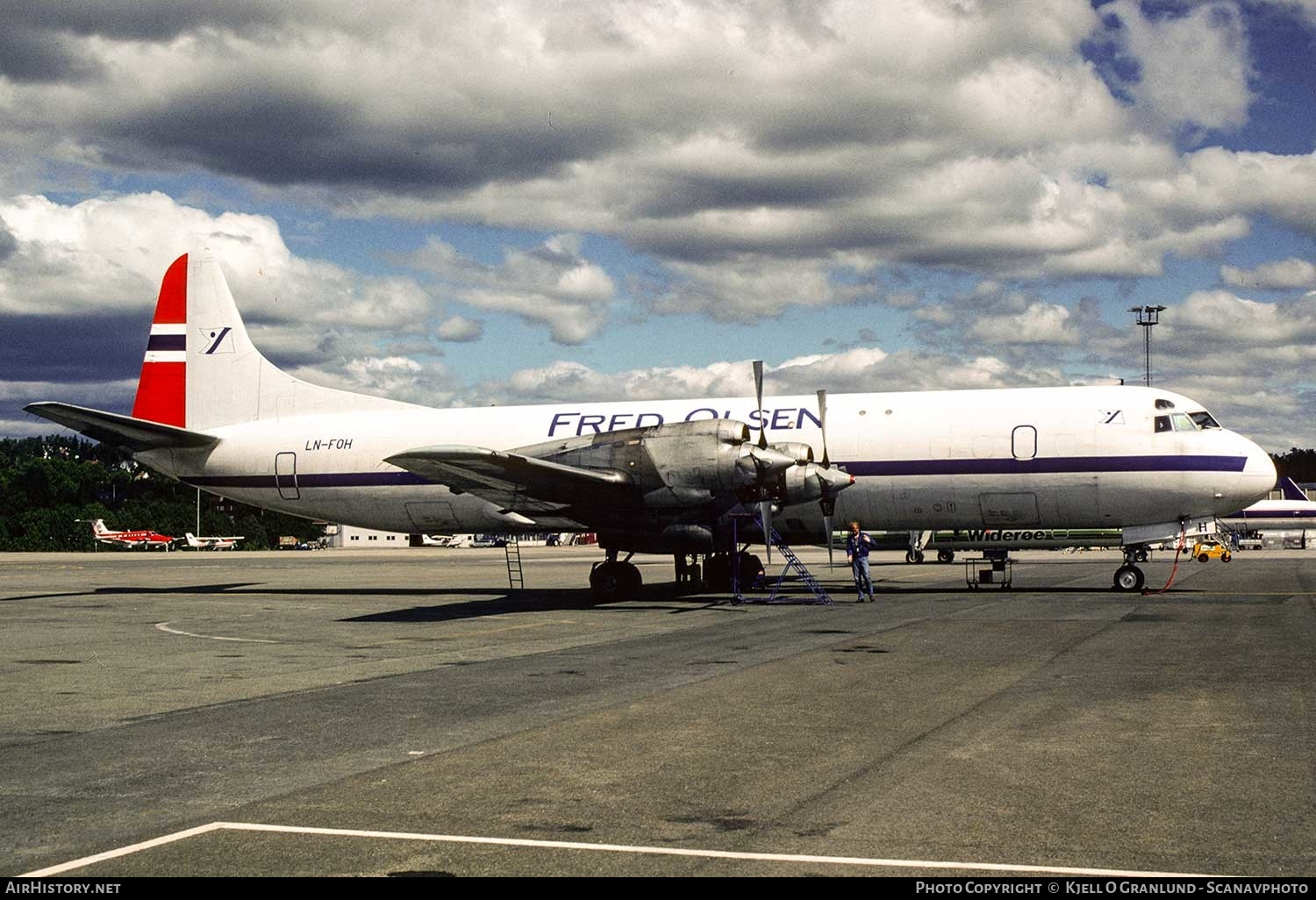Aircraft Photo of LN-FOH | Lockheed L-188A(F) Electra | Fred. Olsen | AirHistory.net #373440