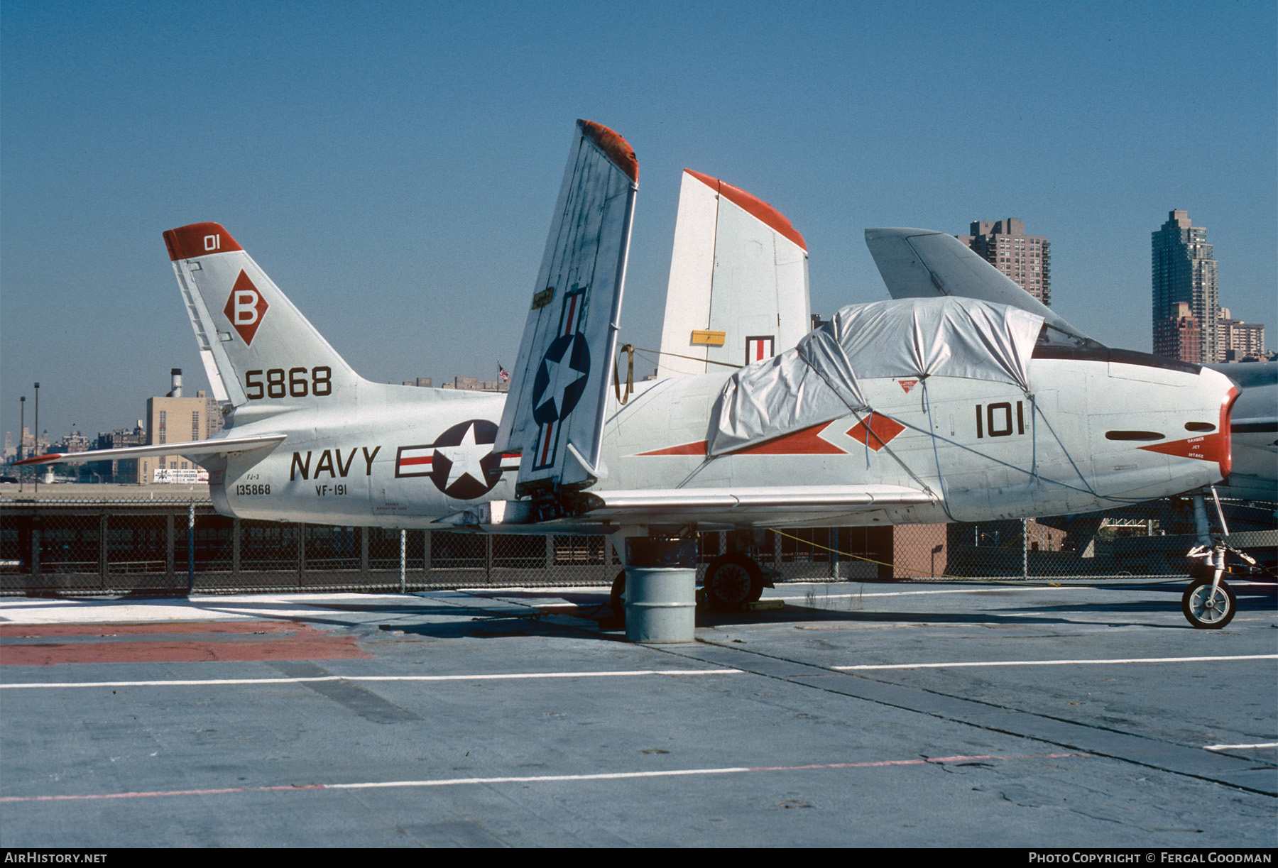 Aircraft Photo of 135868 | North American FJ-3 Fury | USA - Navy | AirHistory.net #373442