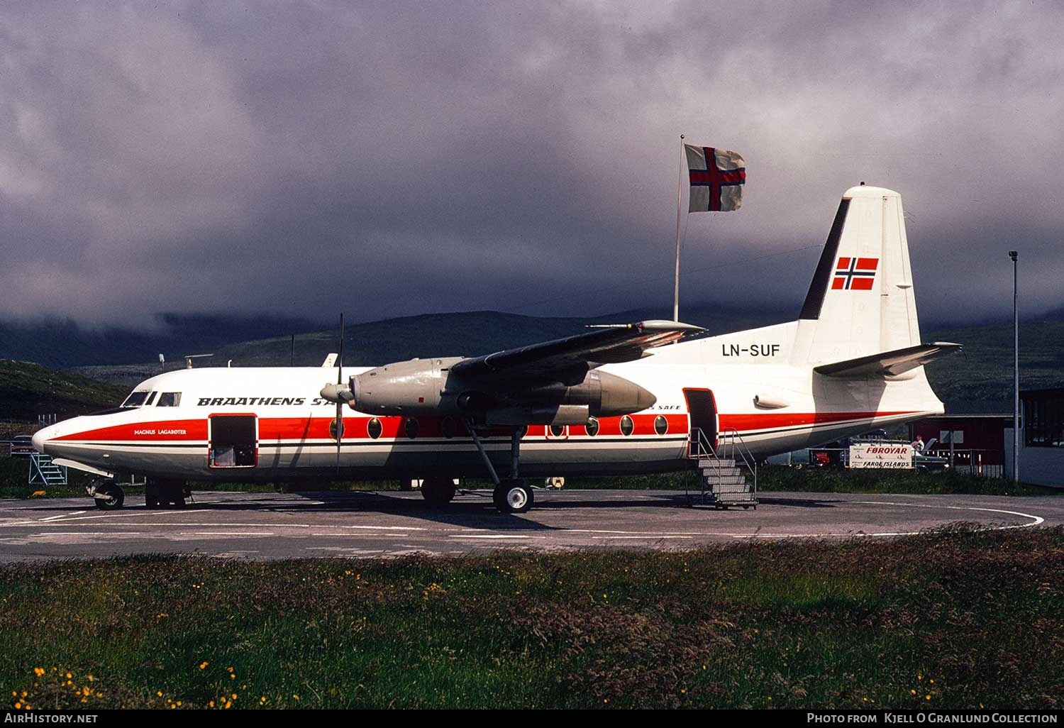 Aircraft Photo of LN-SUF | Fokker F27-100 Friendship | Braathens SAFE | AirHistory.net #373510