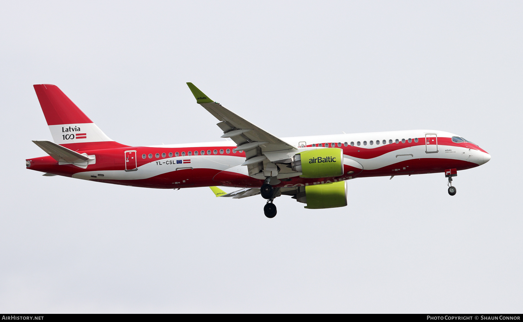 Aircraft Photo of YL-CSL | Airbus A220-371 (BD-500-1A11) | AirBaltic | AirHistory.net #373513