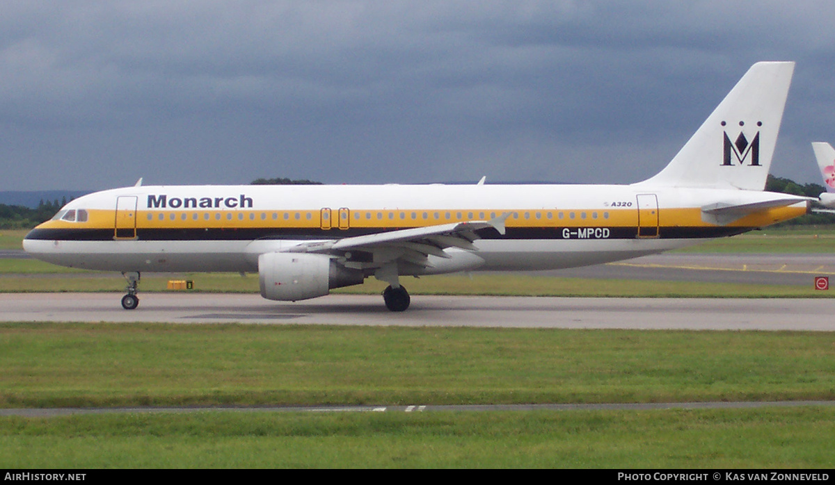 Aircraft Photo of G-MPCD | Airbus A320-212 | Monarch Airlines | AirHistory.net #373531