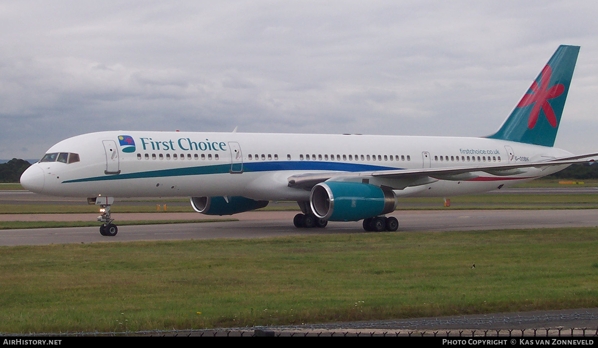 Aircraft Photo of G-OOBH | Boeing 757-236 | First Choice Airways | AirHistory.net #373533
