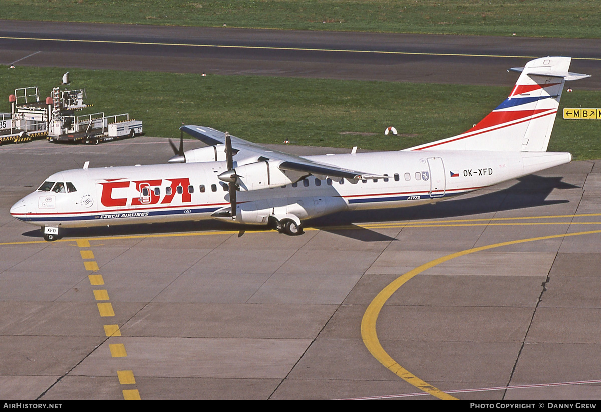 Aircraft Photo of OK-XFD | ATR ATR-72-201 | ČSA - Czech Airlines | AirHistory.net #373552