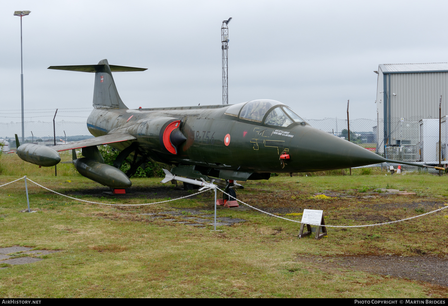 Aircraft Photo of R-756 | Lockheed F-104G Starfighter | Denmark - Air Force | AirHistory.net #373568