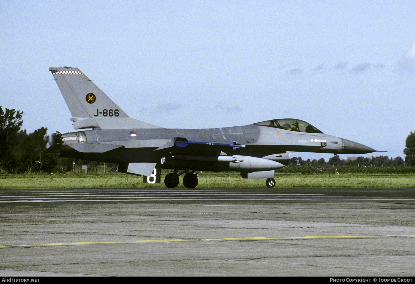 Aircraft Photo of J-866 | General Dynamics F-16A Fighting Falcon | Netherlands - Air Force | AirHistory.net #373588