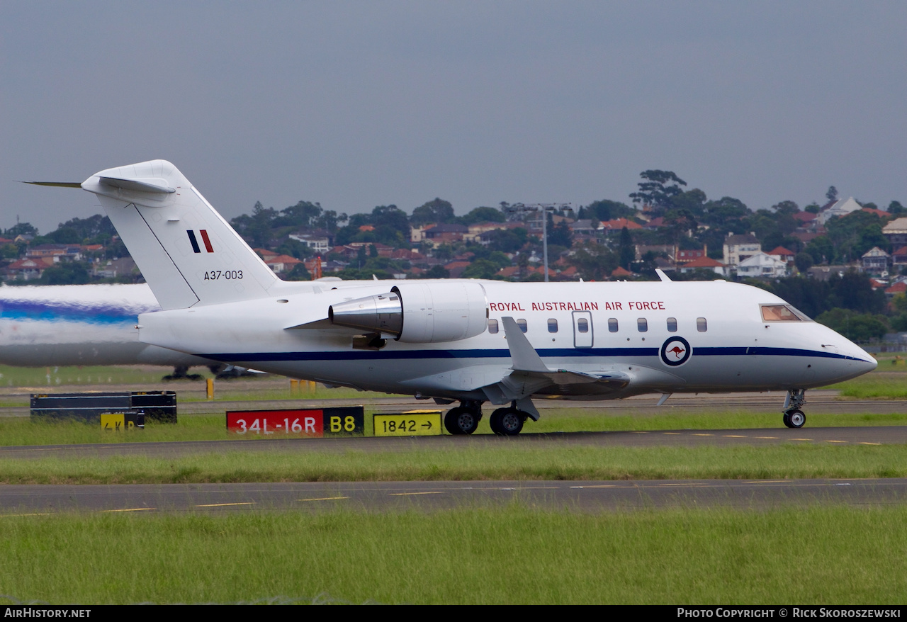 Aircraft Photo of A37-003 | Bombardier Challenger 604 (CL-600-2B16) | Australia - Air Force | AirHistory.net #373592