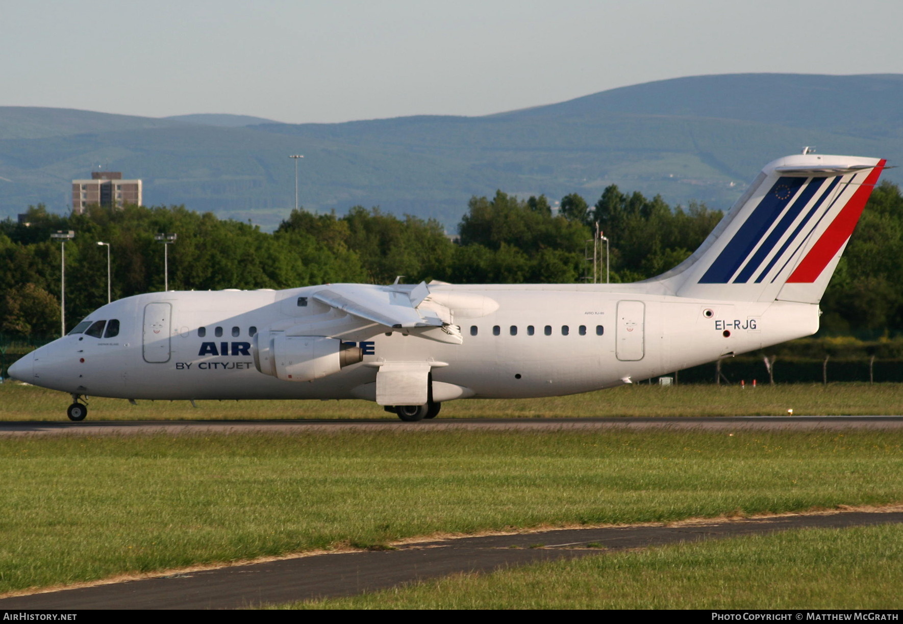 Aircraft Photo of EI-RJG | British Aerospace Avro 146-RJ85 | Air France | AirHistory.net #373593