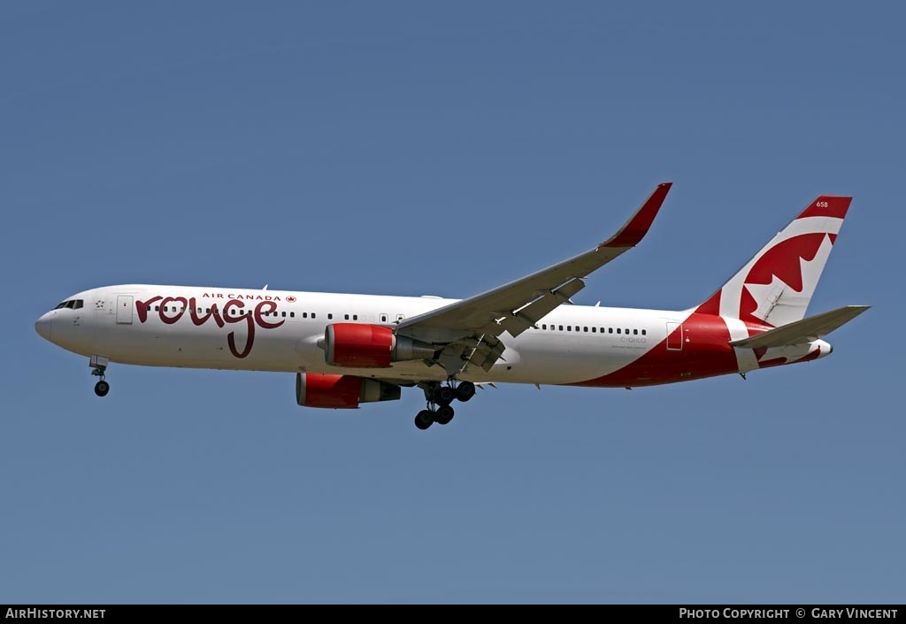 Aircraft Photo of C-GHLQ | Boeing 767-333/ER | Air Canada Rouge | AirHistory.net #373597