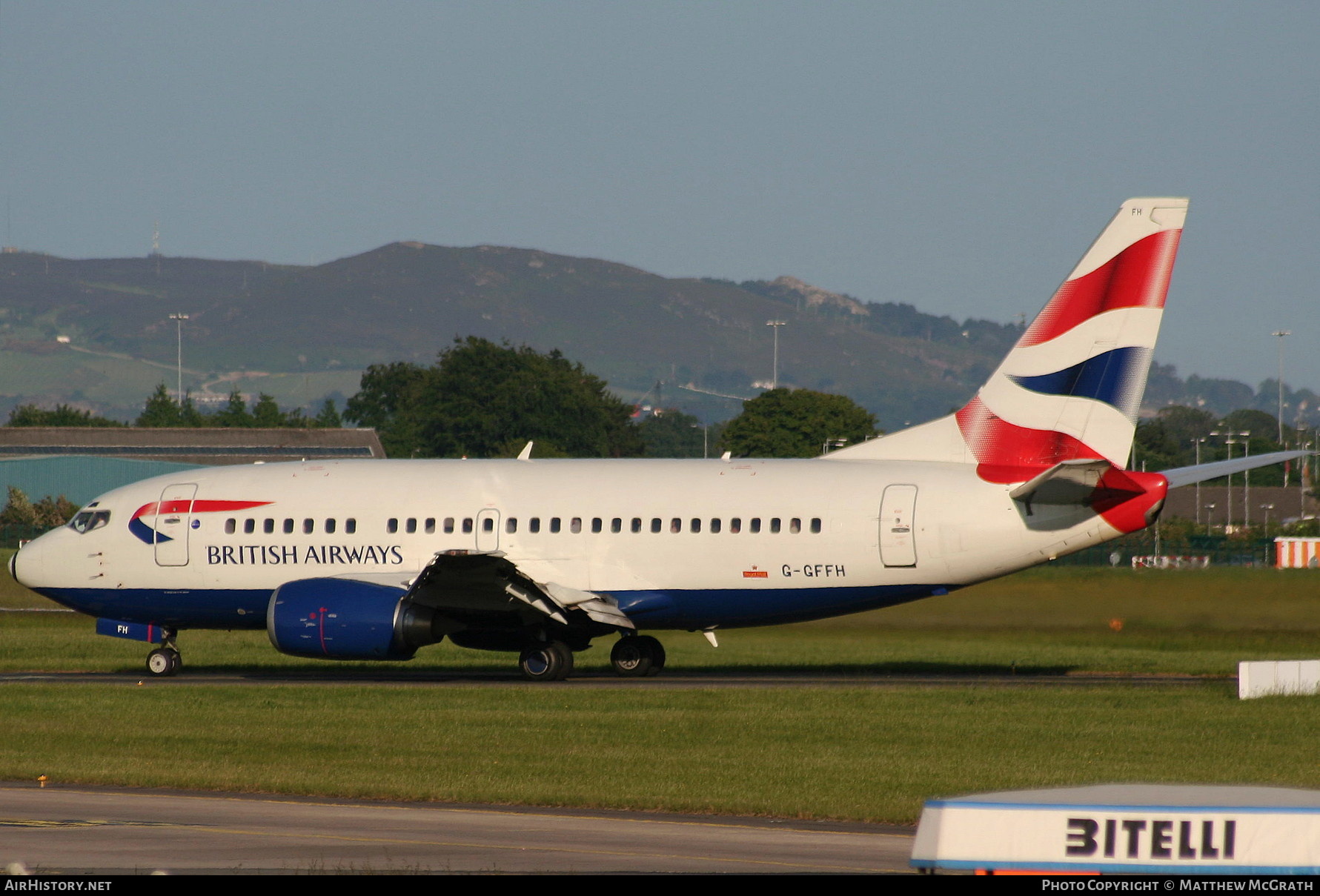 Aircraft Photo of G-GFFH | Boeing 737-5H6 | British Airways | AirHistory.net #373598