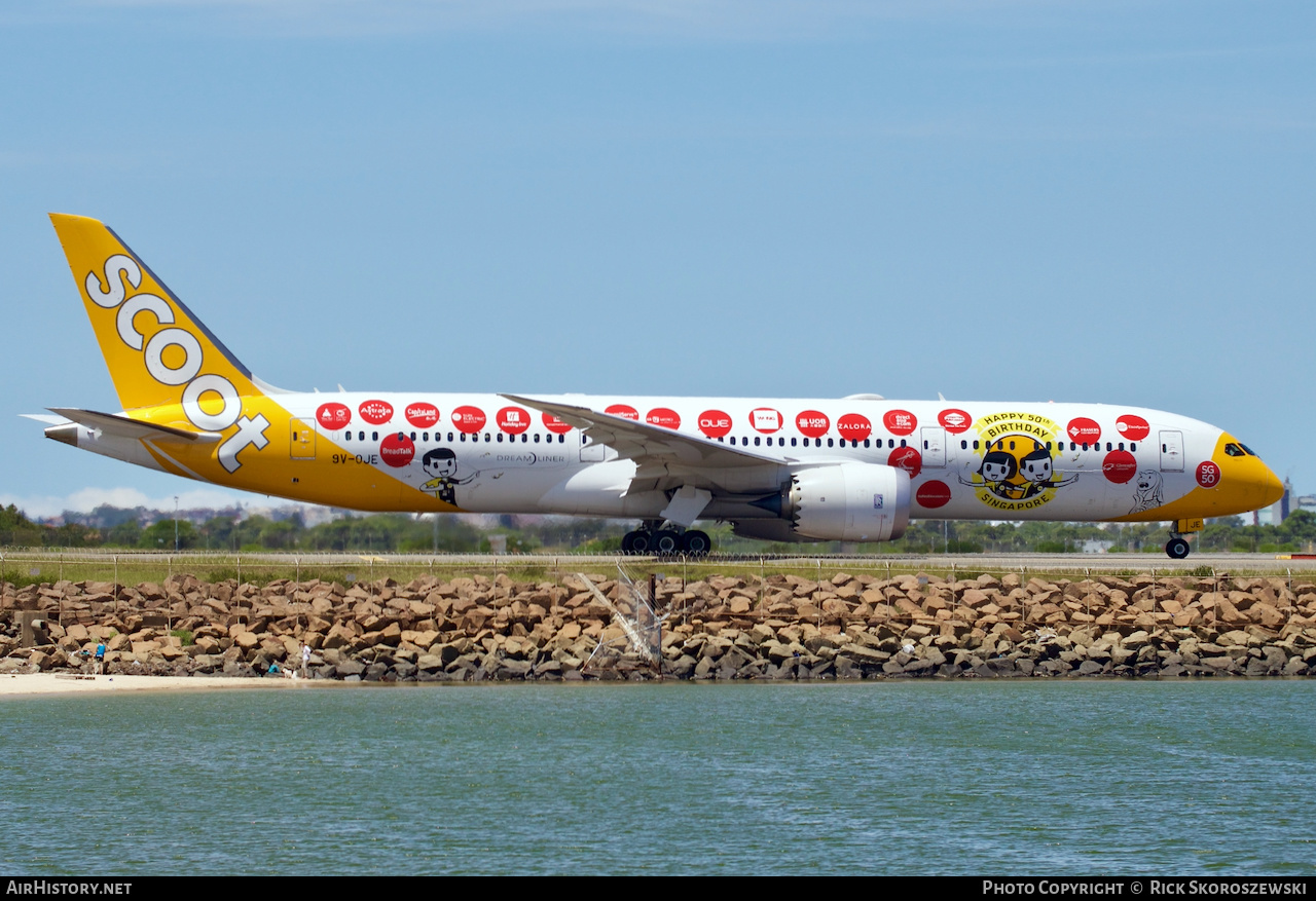 Aircraft Photo of 9V-OJE | Boeing 787-9 Dreamliner | Scoot | AirHistory.net #373608