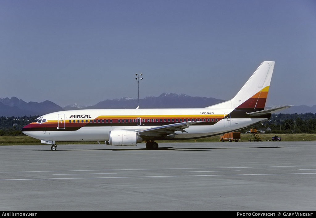 Aircraft Photo of N310AC | Boeing 737-3A4 | AirCal | AirHistory.net #373609