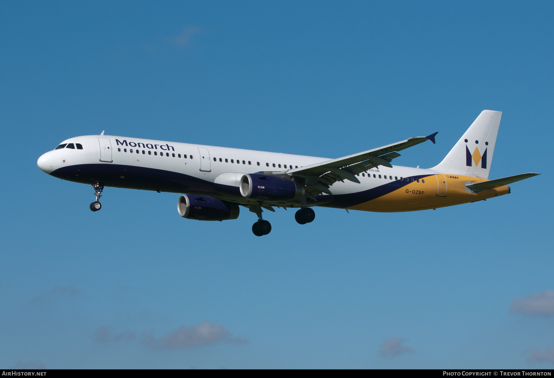 Aircraft Photo of G-OZBP | Airbus A321-231 | Monarch Airlines | AirHistory.net #373626